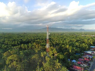 Obraz premium cell phone signal tower