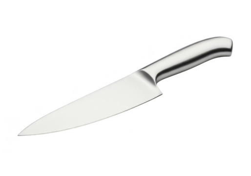 Isolated Metal Knife Sharp Steel Blade Utensil Transparent Background