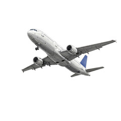 Isolated PNG Airplane Taking Off in Blue Sky Travel and Aviation