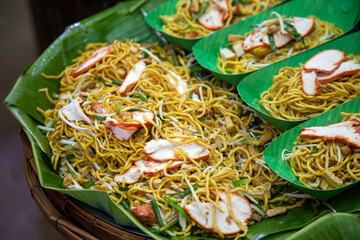 Dried Pork Noodles, a celebrated Thai street food with Chinese roots, bursting with flavor