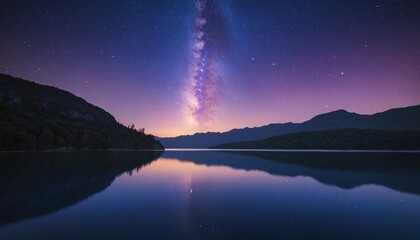 
Magical Sky at Nightfall in Anime Look