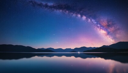 Twilight Sky with Fantasy Starfield