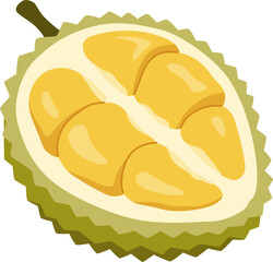 Open Durian Fruit

