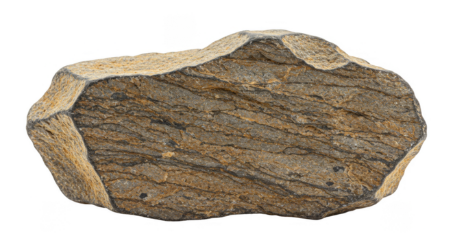 Isolated Rock Stone Geology Texture Background Natural Mineral