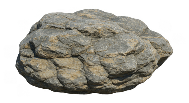 Isolated Rock Texture Stone Geology Natural Rough PNG Transparent