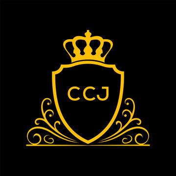 Dynamic Tech Logo Design with CCJ Letters and Abstract Motion Elements &ndash; Modern Business Identity. CCJ Letter logo.
