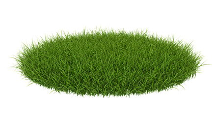 Isolated Lawn Green Grass Patch Natural Field Transparent PNG
