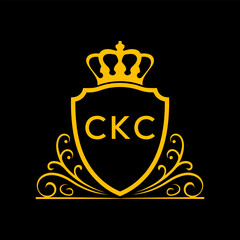 Dynamic Tech Logo Design with CKC Letters and Abstract Motion Elements – Modern Business Identity. CKC Letter logo.
