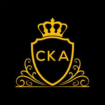 Dynamic Tech Logo Design with CKA Letters and Abstract Motion Elements &ndash; Modern Business Identity. CKA Letter logo.
