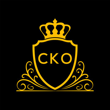 Dynamic Tech Logo Design with CKO Letters and Abstract Motion Elements &ndash; Modern Business Identity. CKO Letter logo.
