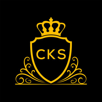 Dynamic Tech Logo Design with CKS Letters and Abstract Motion Elements &ndash; Modern Business Identity. CKS Letter logo.
