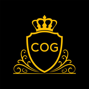 Dynamic Tech Logo Design with COG Letters and Abstract Motion Elements &ndash; Modern Business Identity. COG Letter logo.
