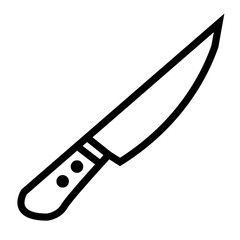 knife silhouette icon design template