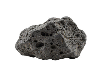 Isolated Volcanic Rock Texture Lava Stone Mineral Transparent Background