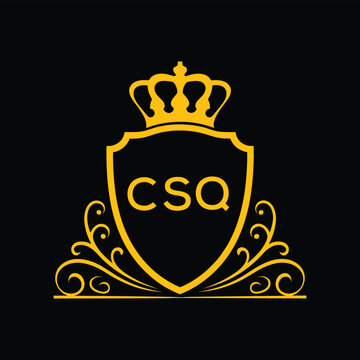 Dynamic Tech Logo Design with CSQ Letters and Abstract Motion Elements &ndash; Modern Business Identity. CSQ Letter logo.
