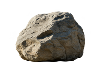 Isolated Rock Cobblestone Texture Gray Pebble Natural Stone Large