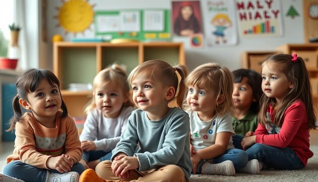 Elementary school children engaged in a group occupational therapy session, intervention, dyslexia