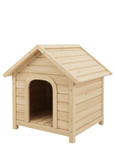 Isolated Wooden Doghouse A Cozy Pet Kennel on Transparent Background
