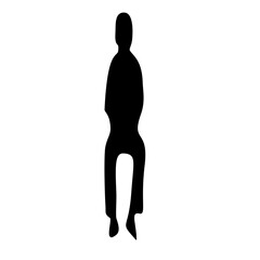 Silhouette person