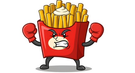 Furious fries pack with sauce and gloves