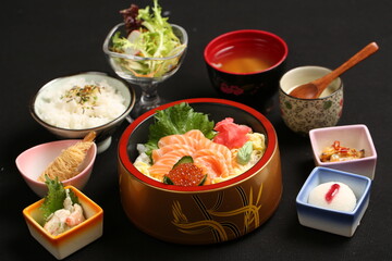 food, japanese cuisine, delicious, salmon rice