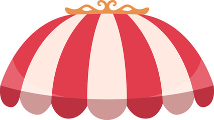 Red stripe store tent canopy roof awning shop