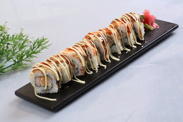 food, japanese cuisine, delicious, roll sushi