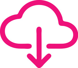 Obraz premium Download Icon simple icon. Vector ICON all icon Viktor 