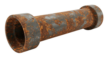 Metal Isolated Rusty Pipe Corrosion Detailed Plumbing Steel Old Rust