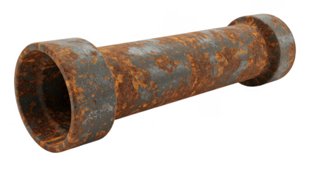 Metal Isolated Rusty Pipe Corrosion Detailed Plumbing Steel Old Rust