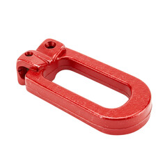 Red Metallic Shackle U-Bolt Metal Hardware Equipment Tool PNG