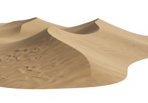Sand Dunes Transparent Background Texture Desert Landscape Abstract