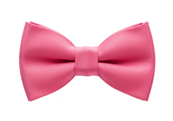 Pink Bow Tie Elegant Formal Wear Style Accessory Transparent Background