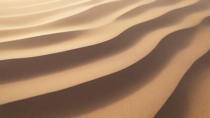 sand dunes with soft light and shadows.