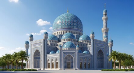 Obraz premium mosque in abu dhabi