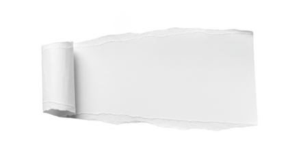 Torn White Paper Texture Scrapbook Page Blank Frame Design