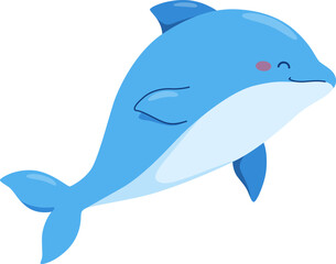Cute Dolphin Cartoon