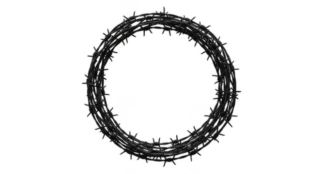 Sparkling Black Glitter Wreath Transparent Background Festive Decoration