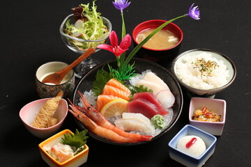 food, japanese cuisine, delicious, sashimi platter