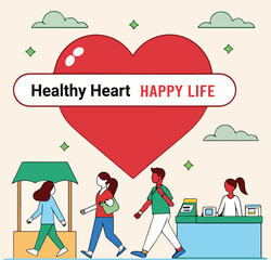 World Heart Day Celebration, Healthy Heart, Happy Life 