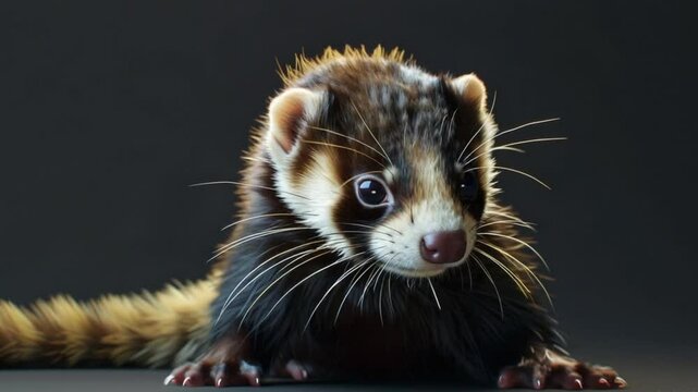 Ferret cute 4K Video