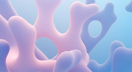 Fototapeta premium Coral Dreams: A Soft and Playful Underwater World