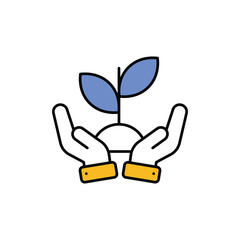 Biodiversity Icon vector stock illustration