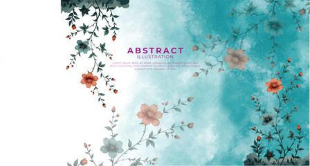 grunge background with watercolor paint