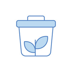Zero Waste Icon vector stock illustration