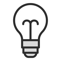 Light Bulb Idea Solution Innovation Icon Creativity Symbol