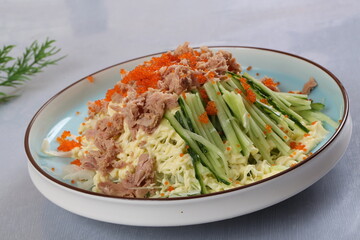 food, japanese cuisine, delicious, tuna salad