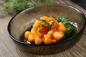 food, japanese cuisine, delicious, miso scallops