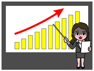 壱A：プロジェクターでプレゼンする登壇女子 CS3 2025_0612_011