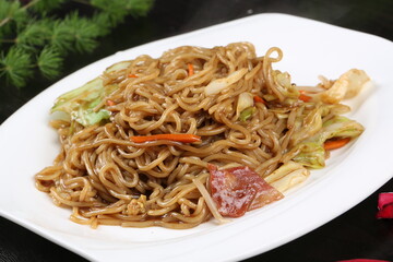 food, japanese cuisine, delicious, bacon vermicelli